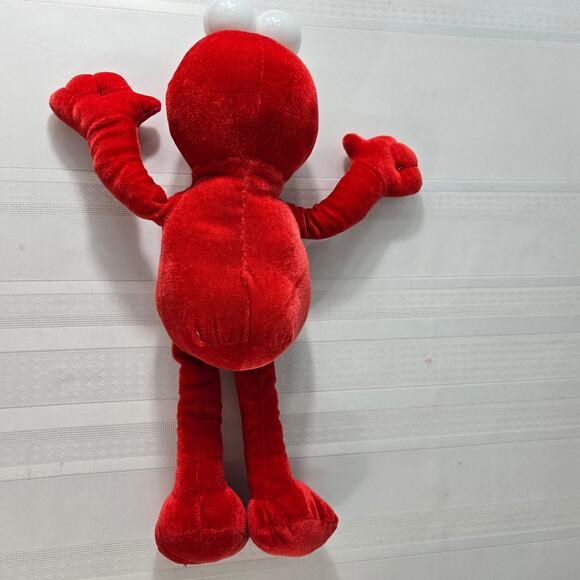 Sesame Street 18" Elmo Plush Smooth Velvety Feel Stuffed Animal NANCO 2004 - Picture 4 of 5